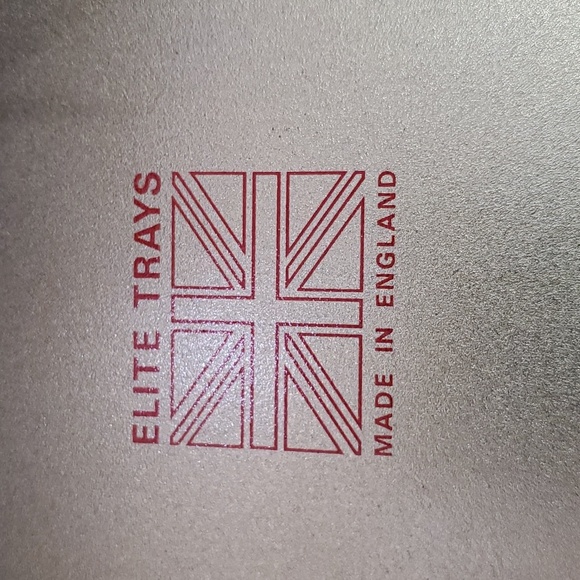 VINTAGE ENGLISH ELITE GOLD BIRD FLOWER TREE TRAY 7.5”W Dx764 - Picture 5 of 6